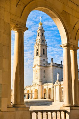 The Fatima Sanctuary And Pilgrimage Destination In Portugal clipart