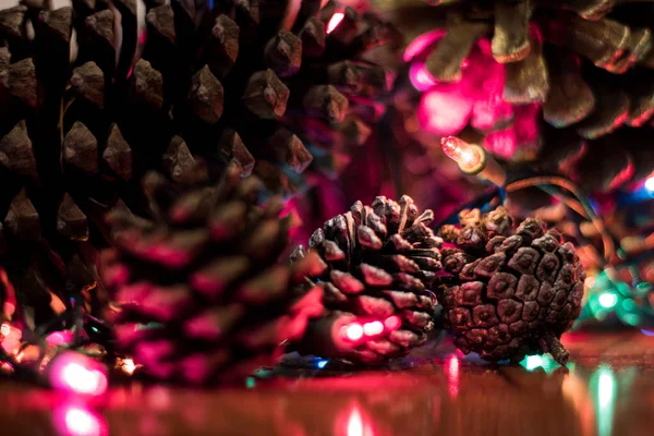 Navidad ananasları. Bajo el arbol de navidad algunos de los bonitos objetos que dekoran en estas fechas son las pinias, muchas veces pintadas de colores dorado o plateado. Son sencillos detalles que cambian el concepto de la Navidad.