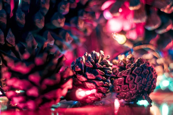 Navidad ananasları. Bajo el arbol de navidad algunos de los bonitos objetos que dekoran en estas fechas son las pinias, muchas veces pintadas de colores dorado o plateado. Son sencillos detalles que cambian el concepto de la Navidad.