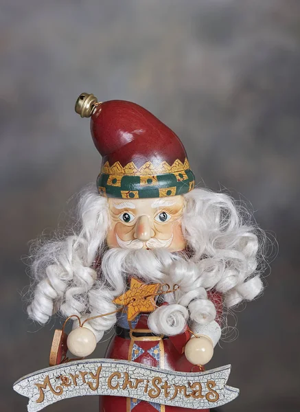 Santa Claus dziadek do orzechów (ornament) — Zdjęcie stockowe