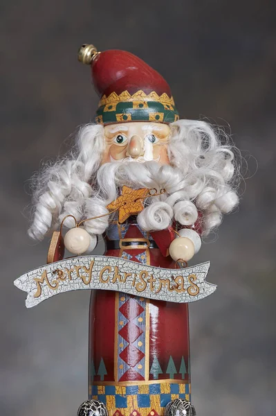 Santa Claus dziadek do orzechów (ornament) — Zdjęcie stockowe