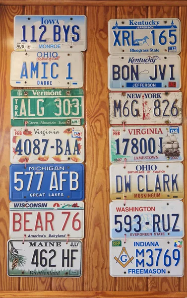 State License Plates — Stock Photo, Image