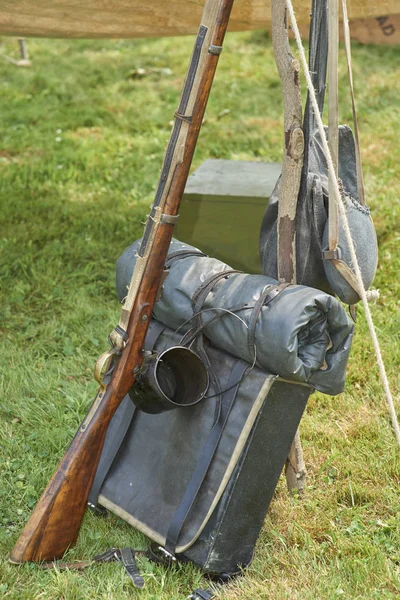 アメリカ南北戦争歩兵ライフル — ストック写真