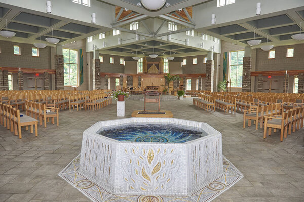 baptismal font