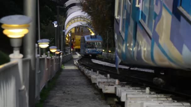 The funicular, Kiev, Ukraine — Stock Video