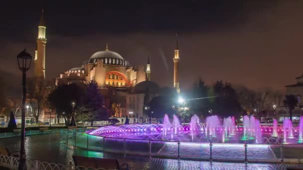 Turkije. Istanbul. Saint Sophia — Stockvideo