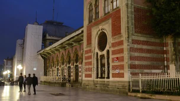 Sirkeci Trein Station Stationrain Treinstation Oktober 2017 — Stockvideo