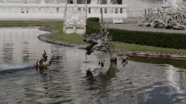 Tapınak. Beyaz Tayland mimari Asya din