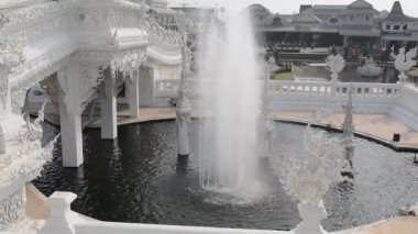 Tapınak. Beyaz, Tayland. Sarayı güzel