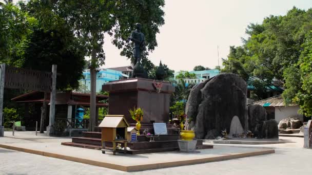 Thailand Eiland Tao Pier Water Eiland Reizen Zee — Stockvideo