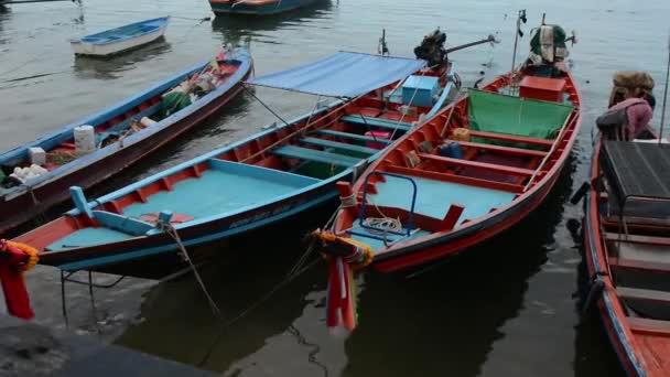 Tailandia Isla Tao Muelle Agua Isla Viaje Mar — Vídeo de stock