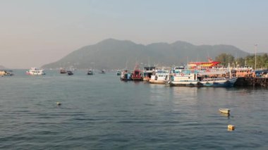 Tayland ada tao iskele, su, Island Seyahat deniz