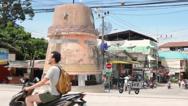 Tayland Ada Tao Iskele Island Seyahat Deniz — Stok video