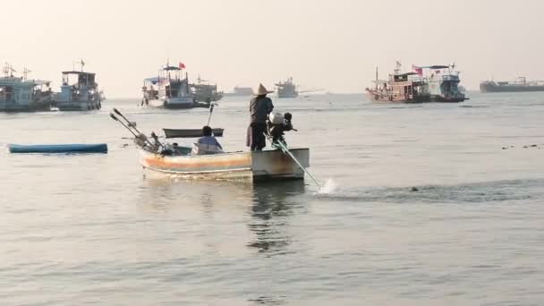 Thailand Island Tao Pier Water Island Travel Sea — Stock Video