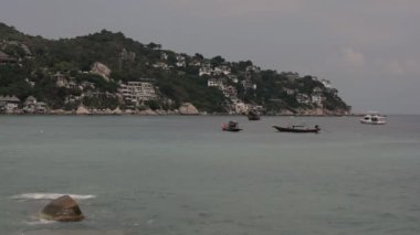 Tayland ada tao iskele, su, Island Seyahat deniz