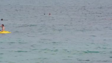 Tayland ada tao iskele, su, Island Seyahat deniz