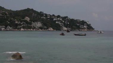 Tayland ada tao iskele, su, Island Seyahat deniz