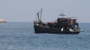 Tayland ada tao iskele, su, Island Seyahat deniz