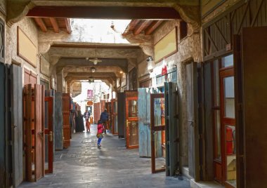 Katar Doha ın Bazaarı Arapça, Stil, street, seyahat,