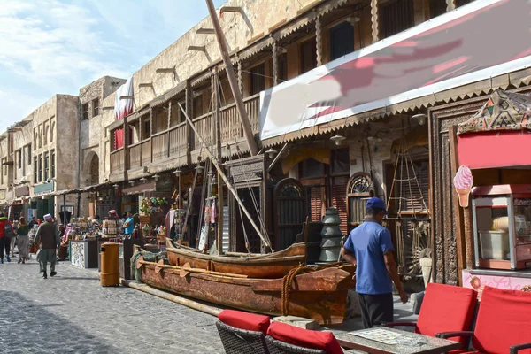 Katar Doha ın Bazaarı Arapça, Stil, street, seyahat,