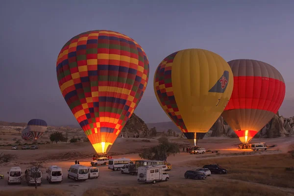 土耳其的天空: 热气球之旅 — 图库照片