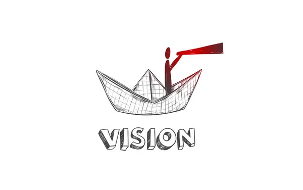 Metafor av intuition och vision — Stock vektor