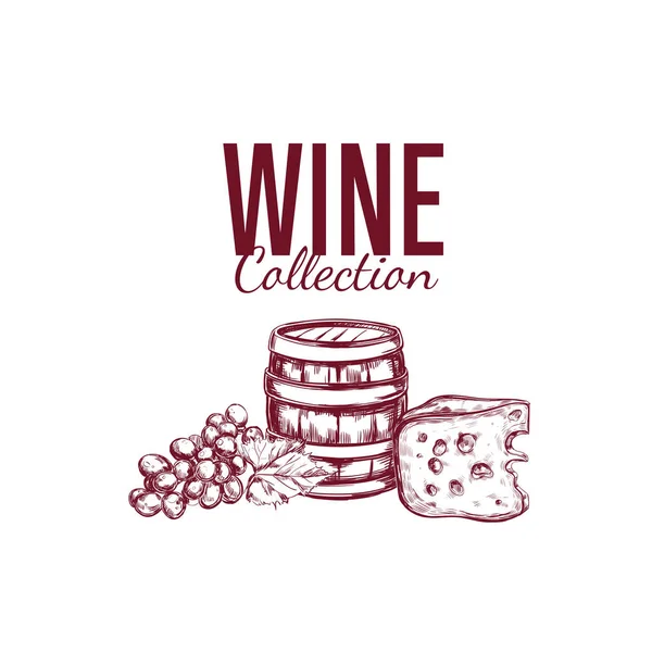 Weinhandelsetikett, Einband 1 — Stockvektor