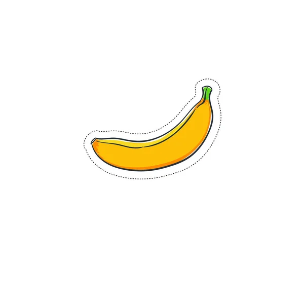 Banana vector sticker, icon, patch — Stock Vector