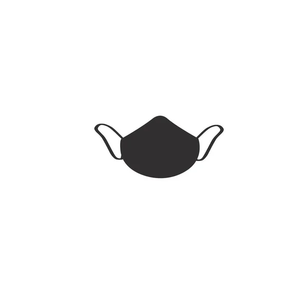Medizinisches Maskenvektorsymbol. Atemschutzmasken-Symbol — Stockvektor