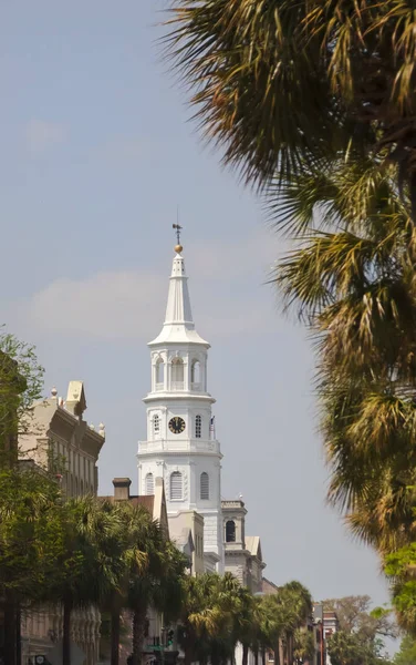 Iglesia de San Miguel Charleston SC — Foto de Stock