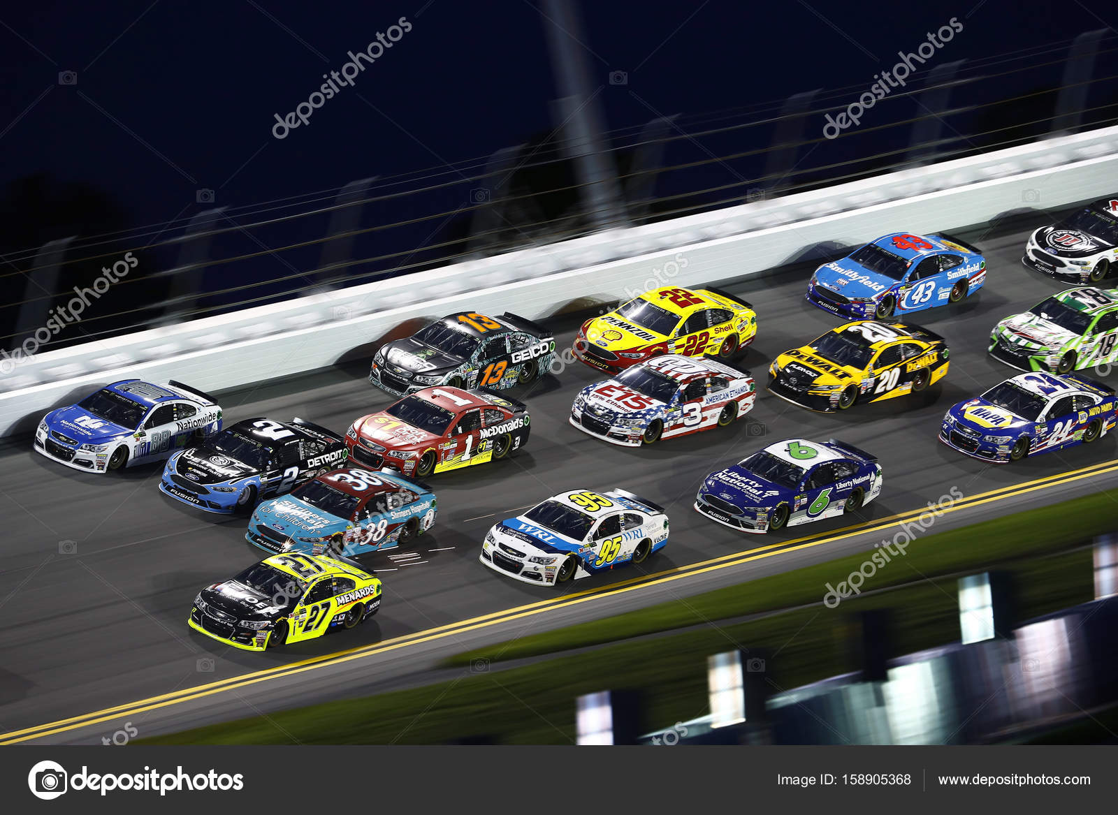NASCAR: July 01 Coke Zero 400 — Stock Editorial Photo