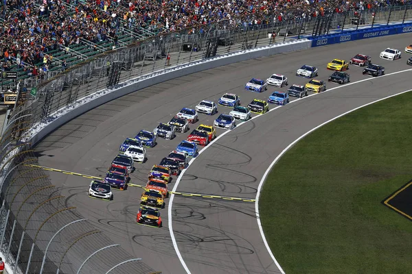 Nascar: oktober 22 hollywood casino 400 — Stockfoto