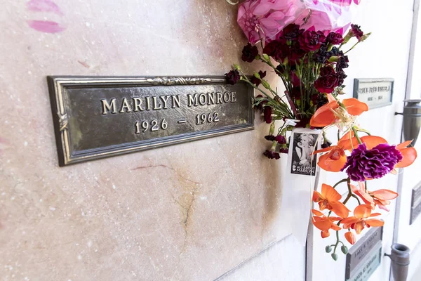 25. oktober marilyn 's monroe crypt — Stockfoto