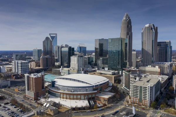 Список аеропортів США The City Of The 2020 Republican National Convention Spectrum Center Charlotte Nc. — стокове фото