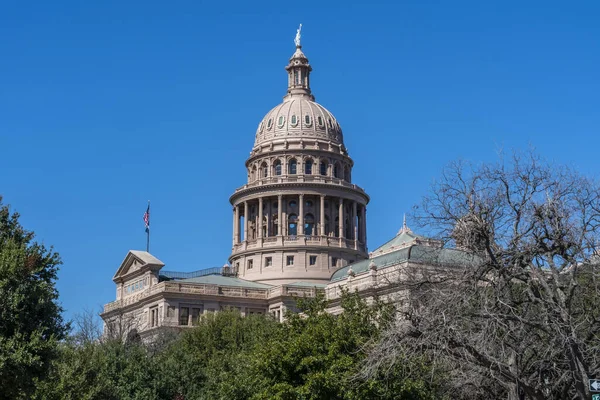 Texas State Capitol Building Mieście Austin Teksasie Siedzibie Hrabstwa Travis — Zdjęcie stockowe