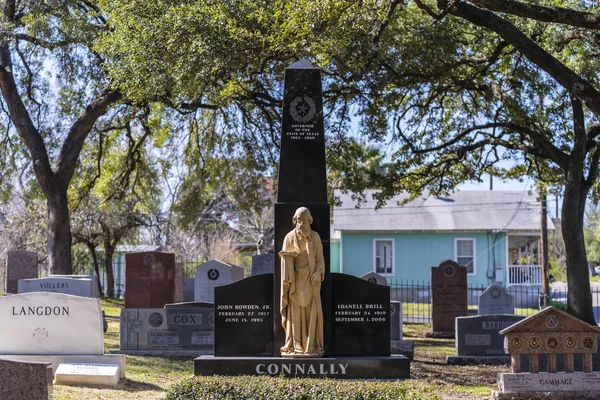 Vali John Bowden Connally Teksas Eyalet Mezarlığı Austin Teksas — Stok fotoğraf