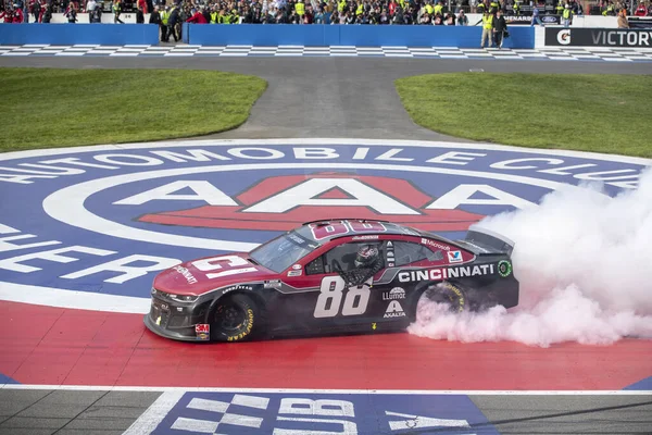 Alex Bowman Wins Auto Club 400 Auto Club Speedway Fontana — Stock Photo, Image