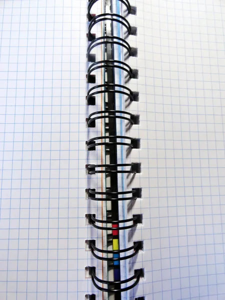 Copybook. Caderno de Escritório. Caderno da escola. Organizador . — Fotografia de Stock