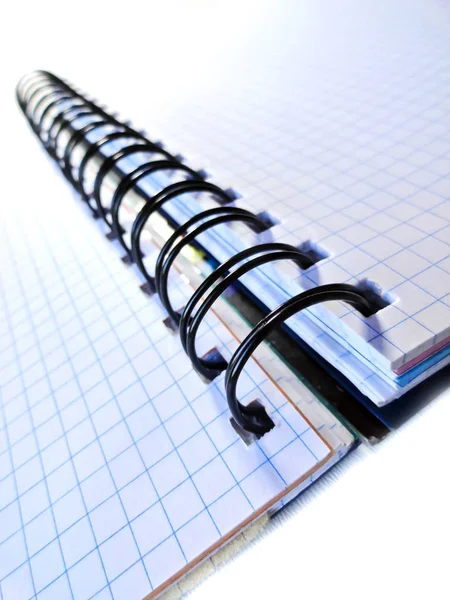 Häfte. Office Notebook. Skola-anteckningsbok. Arrangör. — Stockfoto