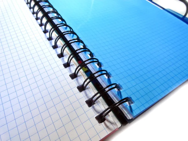 Häfte. Office Notebook. Skola-anteckningsbok. Arrangör. — Stockfoto