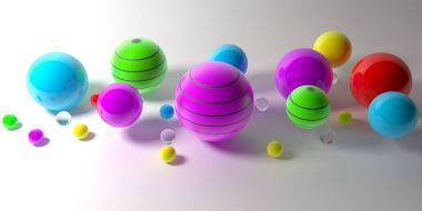 Soyut 3d şekiller arka plan üzerinde. 3D görüntü. 3D render.