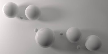 Soyut 3d şekiller arka plan üzerinde. 3D görüntü. 3D render.