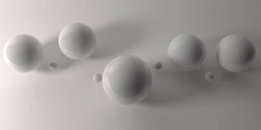 Soyut 3d şekiller arka plan üzerinde. 3D görüntü. 3D render.