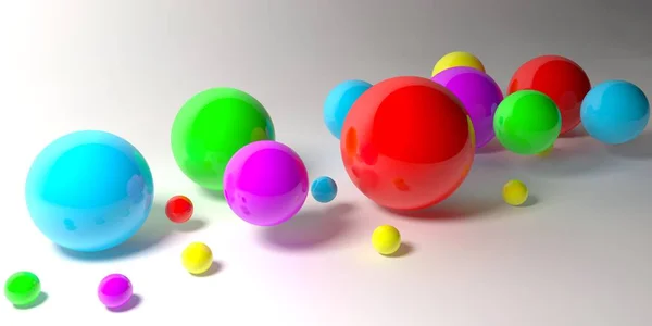 Soyut 3d şekiller arka plan üzerinde. 3D görüntü. 3D render.