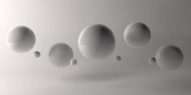 Soyut 3d şekiller arka plan üzerinde. 3D görüntü. 3D render.