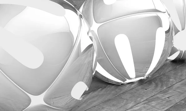 Formas abstractas 3d en el fondo. 3d imagen. renderizado 3d . — Foto de Stock