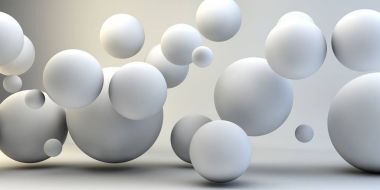 Soyut 3d şekiller arka plan üzerinde. 3D görüntü. 3D render.