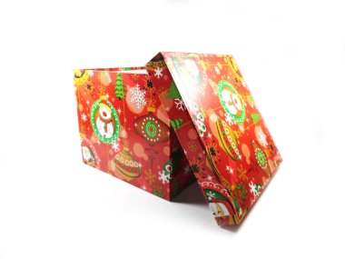 Hediye kutusu. Bir tatil için bir hediye. Bir sürpriz, hoş bir olay, bir yeni yıl, mutluluk, sevinç.