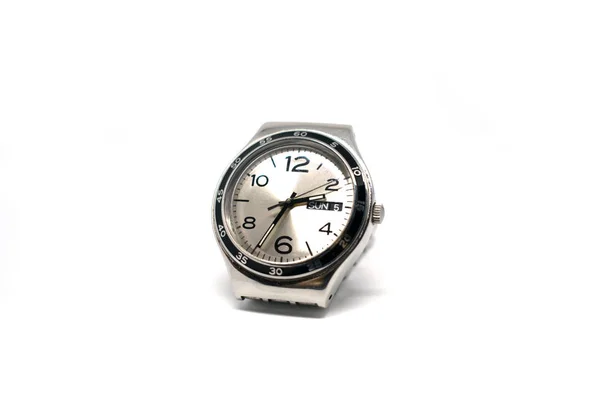 손목 시계입니다. 시간의 흐름을 모니터링 하기 위한 장치입니다. 비즈니스 사람의 액세서리. — 스톡 사진