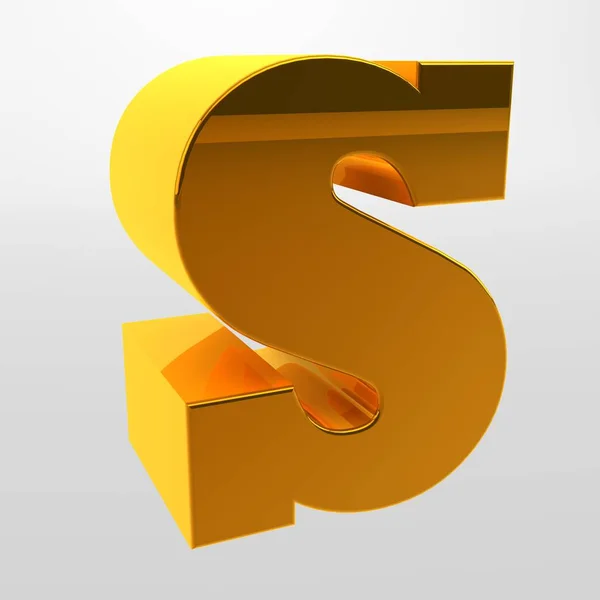 3D-rendering. Witte letters op een lichte achtergrond. Hoofdletter. — Stockfoto